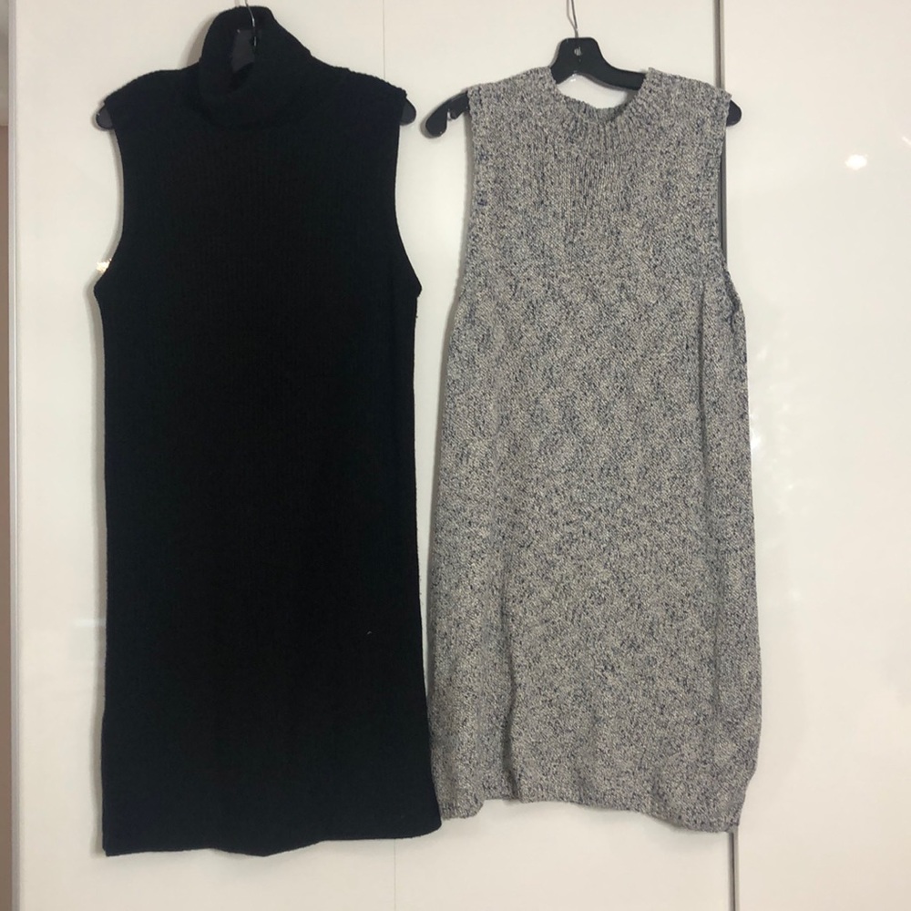 PLUS SIZE HIGH NECK WINTER DRESSES